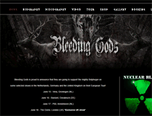 Tablet Screenshot of bleedinggods.net